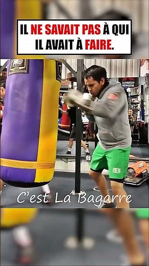 IL NE SAVAIT PAS À QUI IL AVAIT AFFAIRE.