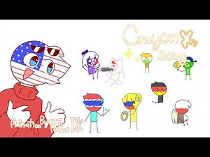 Crayon song||Animatic||Countryhumans and colorful