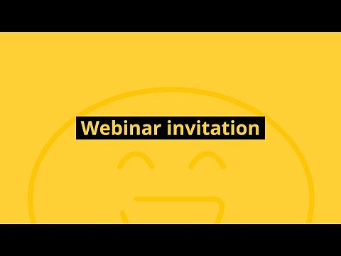 Webinar Invitation Video Template (Editable)