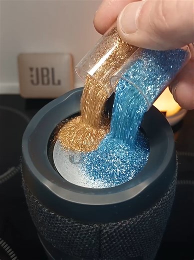 Water and Glitter Fun Experiment