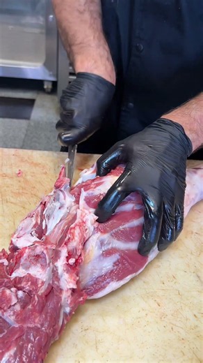 تشفية الفخدة الضاني من العضم 🥩