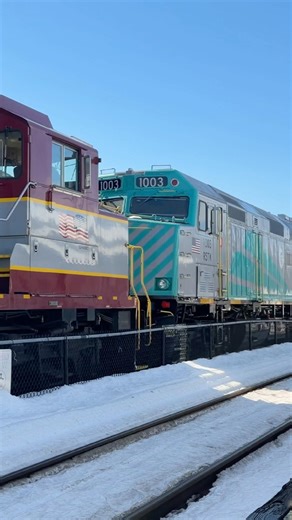 MBTA GP40MC # 1129 picking up RSTX F40PH-4C # 1003 at Framingham