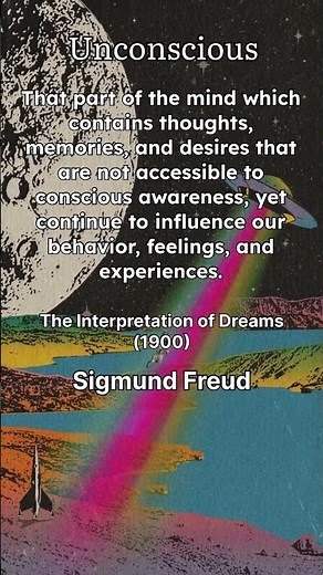 Psychological Concepts Part 18 : Unconscious | Sigmund Freud