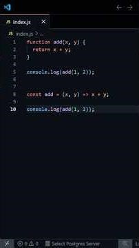 JavaScript Arrow Functions #coding #react #javascript #shorts #shortvideo