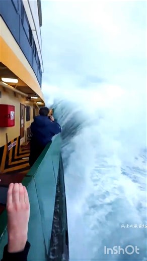 Monster Waves Hit Ship Bow 🌊 | Insane Ocean Power 🚢💥 #shorts #waves #subscribe #merchantnavy #ship