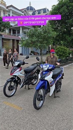 A pair of 50cc SYM bikes for students ...#minhchienmotorbikes #trending #shippingnationwide #eleg...
