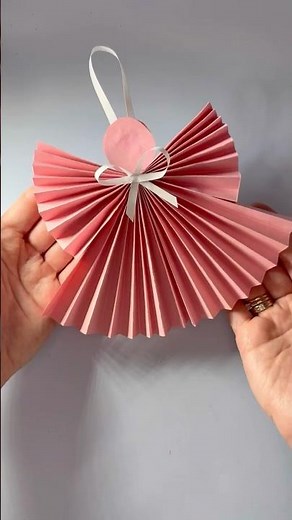 Paper Angel Ornament | Easy DIY in Minutes ✨