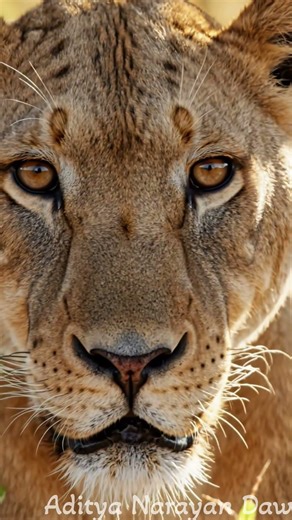 The King Hunts: Intense Lion Stalking Buffalo in Cinematic 4K