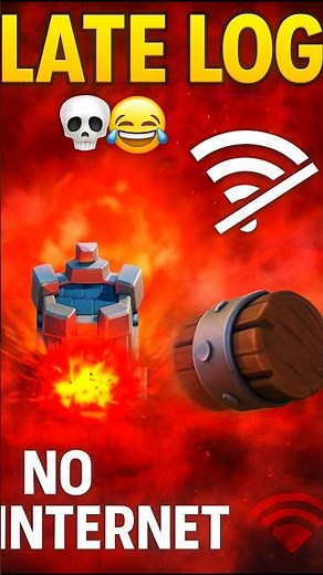 Bro's Wi-Fi went to sleep #clashroyale #shorts
