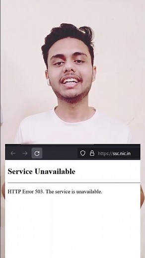 Service unavailable||SSC website|| Ab kya hoga || By the tri-tech #the tri-tech #ssc #error