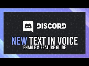 Enable Text in Voice | Discord Text & Voice Channels COMBINED