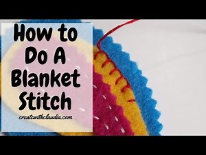 How to do a blanket stitch