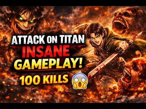 Attack on Titan Gameplay Part 3 & 4 🔥 (INSANE ACTION)