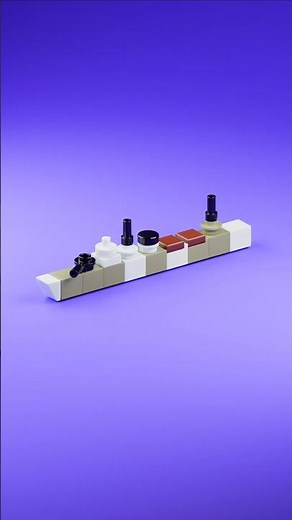 LEGO Kako Battleship MOC ⚓️ Mini Bricks Warship Build