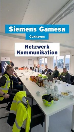 Netzwerk Kommunikation bei Siemens Gamesa in Cuxhaven