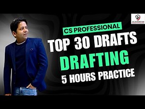 TOP 30 DRAFTS | 5 HOURS PRACTICE | DRAFTING MARATHON | CS PROFESSIONAL