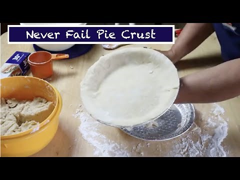 Never Fail Pie Crust! Makes 8 single crusts