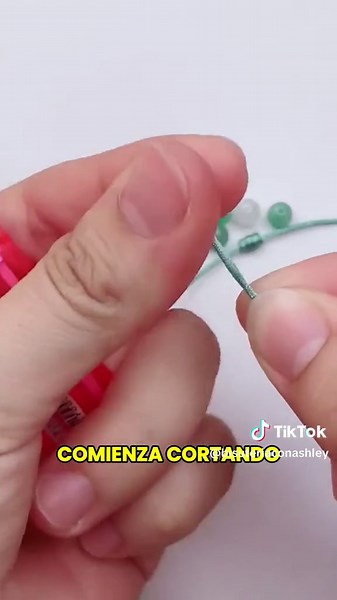 Cómo hacer pulsera con cuentas de piedra natural