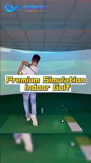 ⛳ Introducing the Infinity Premium Indoor Golf Simulator