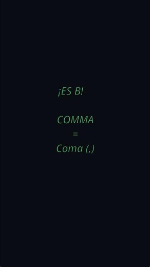 🎮 QUIZ: What does COMMA REALLY mean?