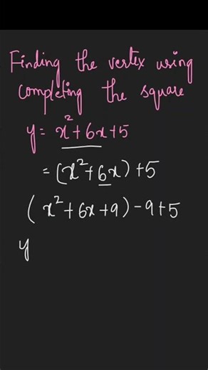 Find the Vertex in Seconds! | Completing the Square | IGCSE 0580