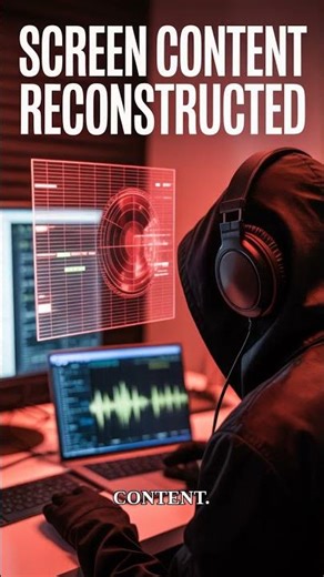 HACKERS CAN LITERALLY HEAR YOUR SCREEN 🚨\n\nResearchers proved that moni...