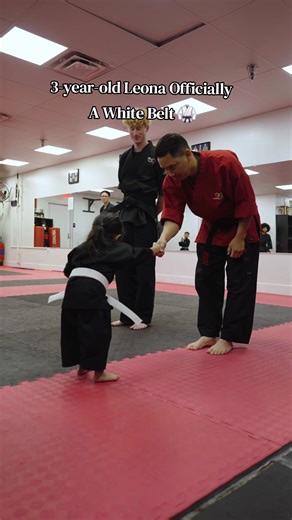 Discipline. Respect. Focus. Officially a White Belt 🤍 Grateful for Sensei @Chris_C's patience and mentorship 🥋 Thank you for building her strong foundation! #girl #learns #karate #whitebelt #mma