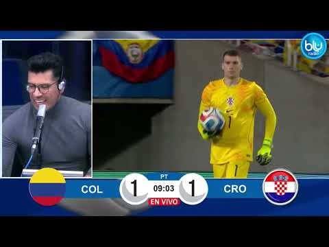 ¡GOL DE CROACIA! Luka Vušković empata ante Colombia con remate desviado