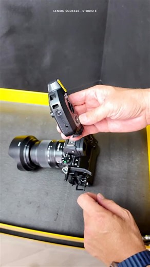 Farley’s showing a quick demo on how to connect a pocket wizard transmitter to your camera’s hotshoe so you can connect to our strobe lighting. Comment BOOK if you’d like additional info on booking our studio space. 📍 Lemon Squeeze 🍋 Studio E – Murrieta, CA 💡 Multiple themed sets, & lighting included | Studio E - Lemon Squeeze