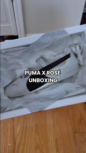 unboxing the puma x rosé speedcat collection!