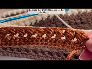 Bean Stitch easy to follow pattern