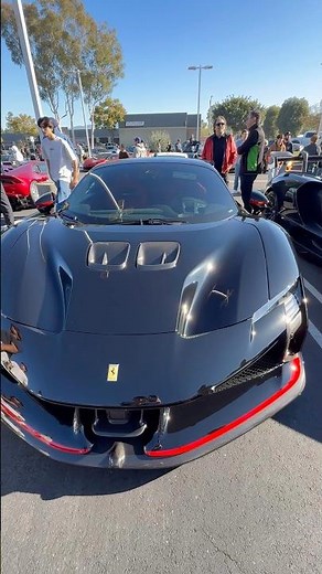 Stunning and Rare |💎Black Ferrari Hypercar SF90 XX Stradale Special Edition #supercar #car #ferrari