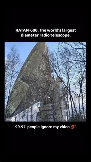 world's largest diameter radio telescope | Ratan-600 #telescope #ussr #usa #ww2