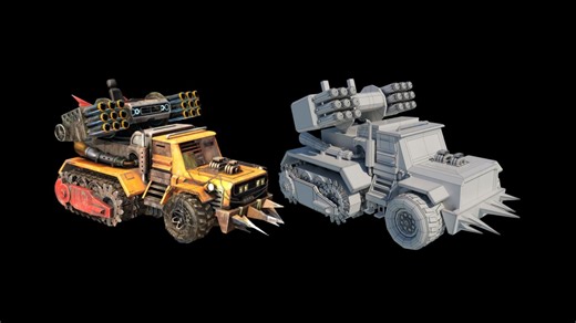 【maya教程】零基础学建模，maya基础入门制作末日破坏者载具案例