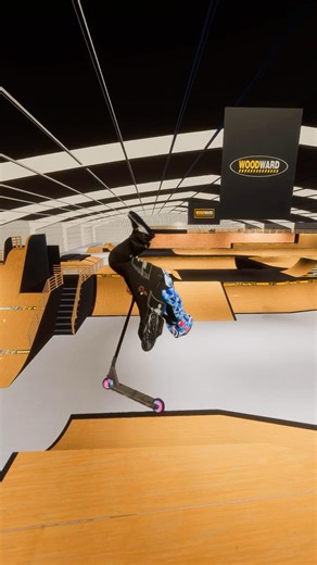 Woodward Session 🐝 #RealLoopyTV #ScootX #Scootering #Gaming #Shorts