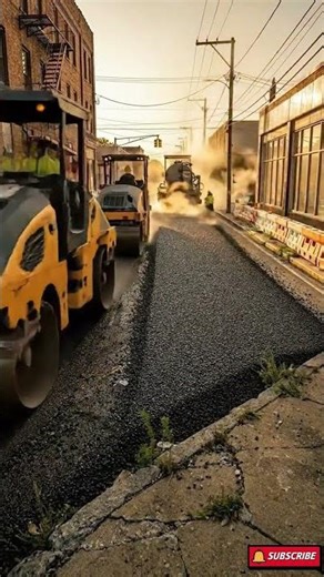 From Broken Asphalt to Luxury Urban Street ✨ #abandoned#construction #israel design #architecture