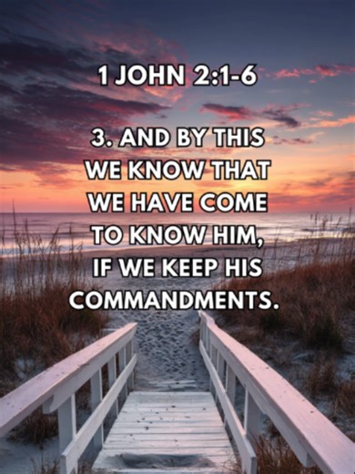 Verse of the Day: 1 John 2:1–6 (ESV) You have an Advocate. Now walk like Him. Know Him. Follow Him. Part of the Daily Verse of the Day series. Daily Bible verse for grace, obedience, and identity. Scripture from the ESV® Bible, © 2001 Crossway. Used by permission. All rights reserved. #VerseOfTheDay #DailyBibleVerse #BibleVerse #FaithInAction #ChristianTikTok #BibleMemorization #ScriptureToMusic #1John2 #WalkAsHeWalked