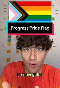 Should this flag be copyrighted? #flag #pride #lgbt #learnontiktokcontest #edutok
