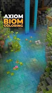 Axiom Biom coloring 🎨 #minecraft #building