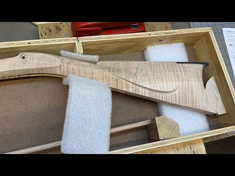 #1 -JK Hawken Kit Assembly: tang, hooked breech, barrel keys, percussion lock, set trigger/guard etc