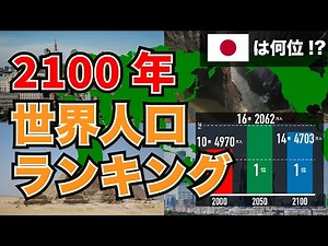 【人口予測】2100年世界人口ランキング