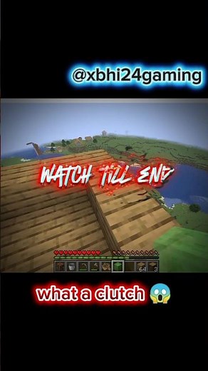 🔥Insane Minecraft boat clutch #minecraft #mlgclutch #shorts