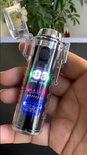 🔥 Dual Arc Lighter with Flashlight | 2-in-1 Powerful Men’s Gadget | Windproof & Rechargeable