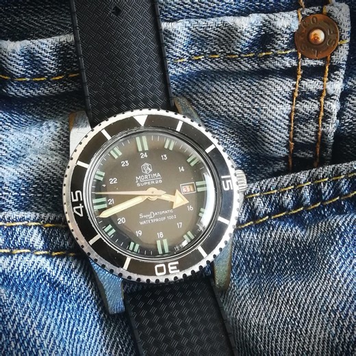 MORTIMA Superdatomatic Diver Vintage Watch, 39 Mm, 1960s, Working and Serviced - Etsy