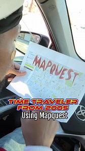 73K views · 1.5K reactions | The time traveler Using Mapquest | Time Traveler from 2005 | Facebook
