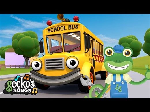 Beep Beep! 🚌🎶 Meet Sammy the School Bus | Gecko's Garage 🚚 | Cartoons For Kids - Videos For Kids
