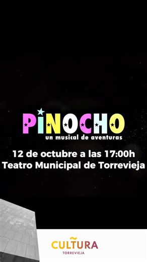 Cultura Torrevieja on Instagram: "🎭✨ Pinocho: Un Musical de Aventuras 🪵 Una historia de madera que cobra vida en el escenario. David, Toni y Laura se convierten en los guías de un viaje mágico lleno de humor, canciones y personajes entrañables. Con maquillaje, pelucas y vestuario, recrean las peripecias del títere más famoso del mundo. La decisión de Gepeto de crear una marioneta, la aparición del Hada Azul, los consejos del Grillo, las trampas de Zorro y Gata, el peligroso Stromboli y hasta l