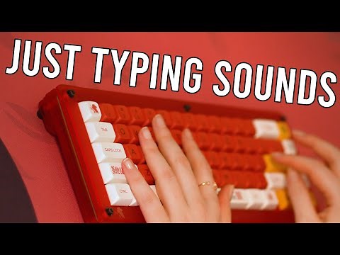 Learning how to type on a 65% Keyboard | 30 min Sound Test
