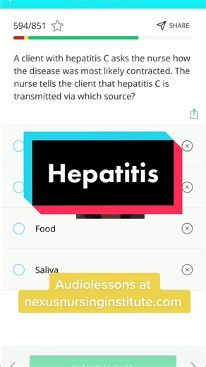 Understanding Hepatitis: NCLEX Questions Explained