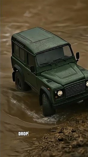 RC Land Rover Defender Mud Crawl | Cinematic 3D RC Animation by AXLE